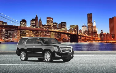 suv at NY skyline