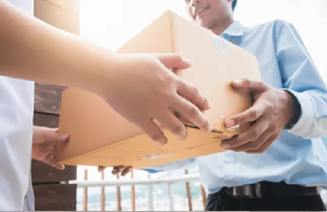 taking parcel