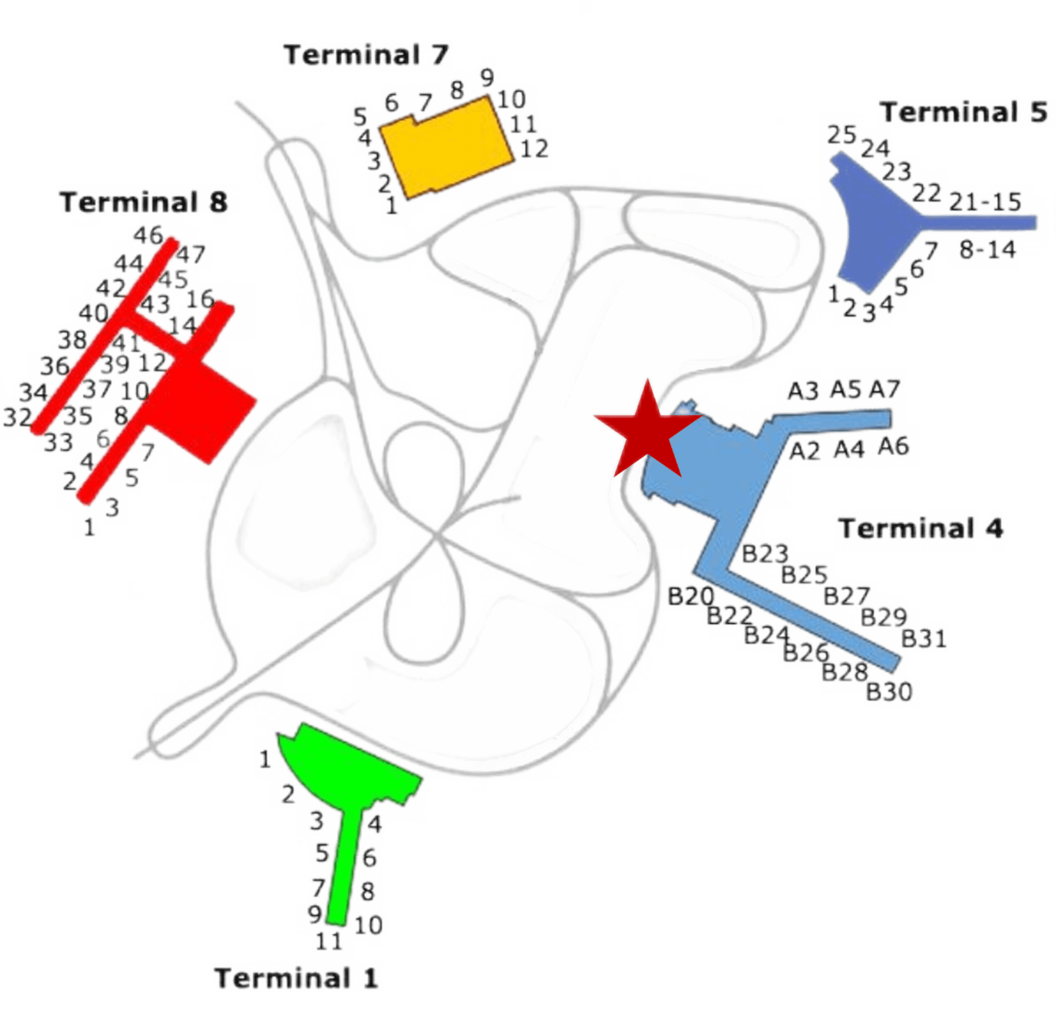 jfk terminal map